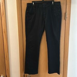 John Varvatos USA Men’s Bowery Slim Straight Pants Black Size 34